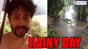 Varun Dhawan shares latest video with fans, enjoys rainy day