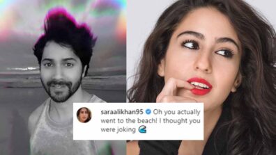 Varun Dhawan shares rainbow beach picture, ‘surprised’ Sara Ali Khan comments in awe