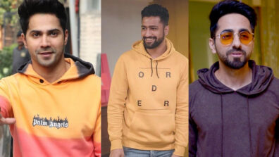 Varun Dhawan VS Vicky Kaushal VS Ayushmann Khurrana: Who Styled In Hooded Neck Best?