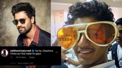 Vicky Kaushal shares latest cool picture wearing glasses, Siddhant Chaturvedi replies with funny comment