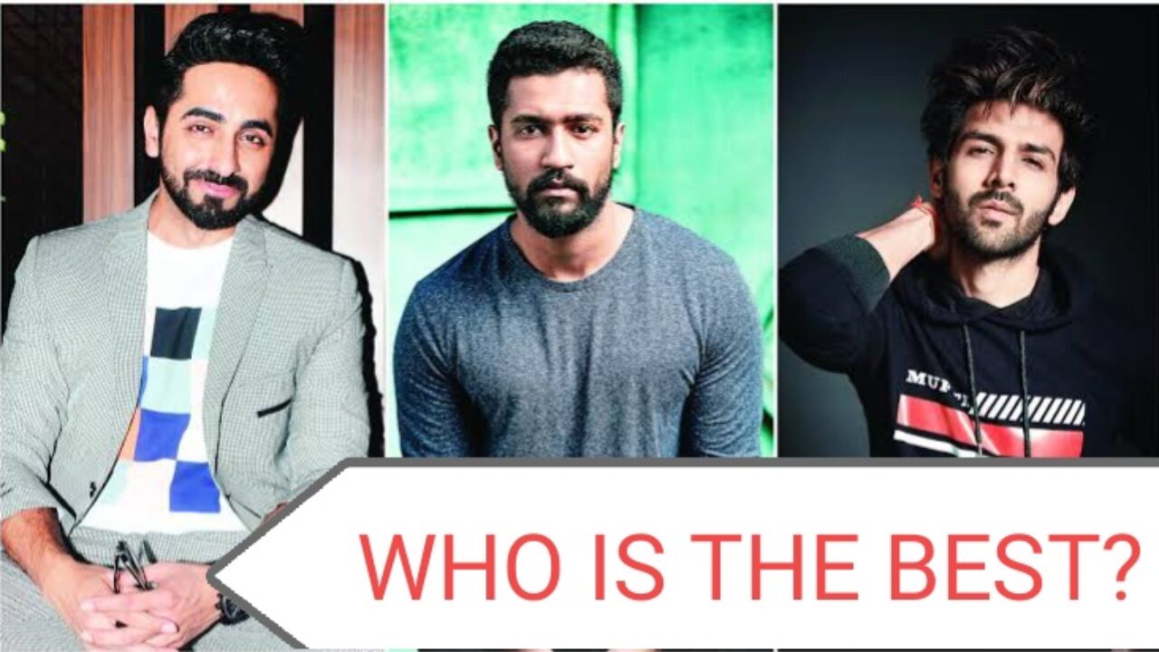 Vicky Kaushal VS Kartik Aaryan Vs Ayushmann Khurrana - Who's the best non-nepotism star?