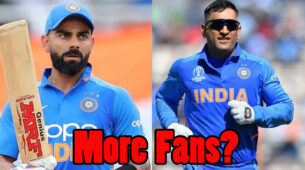 Virat Kohli VS MS Dhoni: Who has more fans?