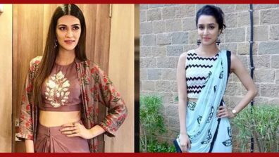 We love Kriti Sanon and Shraddha Kapoor’s Indo-Western looks; see pics