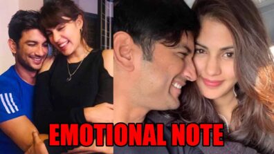 30 days of losing you but a lifetime of loving you….: GF Rhea Chakraborty pens an emotional note for late actor Sushant Singh Rajput