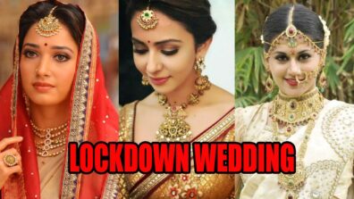 6 outfits of Tamannaah Bhatia, Rakul Preet Singh & Taapsee Pannu that are Oh-So-Perfect for a lockdown wedding