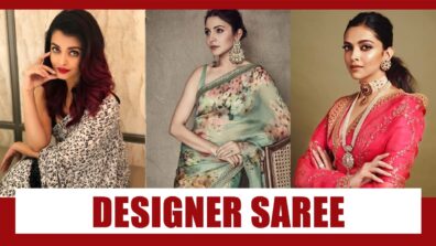 Aishwarya Rai Bachchan Vs Anushka Sharma Vs Deepika Padukone: Who looks the MOST ELEGANT in a designer saree?