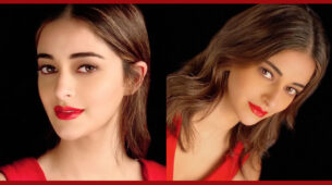 Ananya Panday looks stunning in latest picture with red lipstick