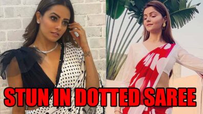 Anita Hassanandani And Rubina Dilaik Show How To Stun In A DOTTED Saree