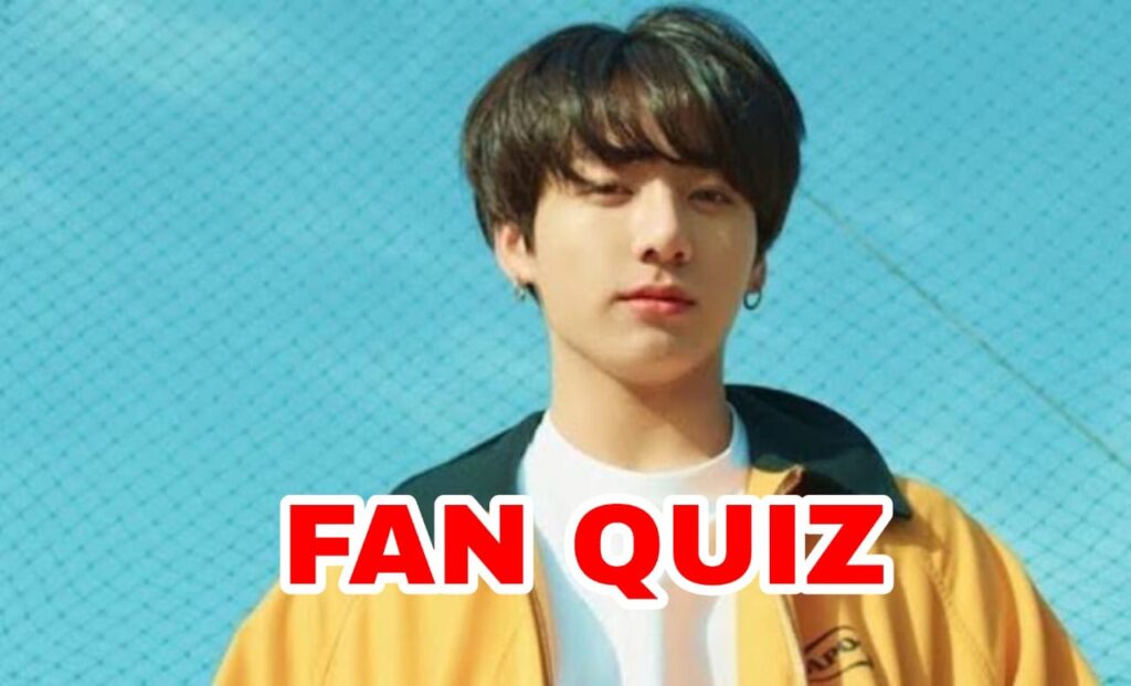Are you a die-hard fan of Jungkook?Take a test 1