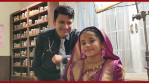 Aura Bhatnagar shoots with her real-life father for Barrister Babu