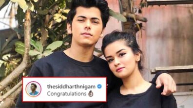 Avneet Kaur achieves big success, ‘Aladdin’ Siddharth Nigam congratulates