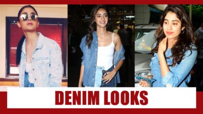 Best Of Denim Looks From Alia Bhatt, Ananya Panday And Janhvi Kapoor