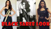 Black Love: Hina Khan, Erica Fernandes and Jennifer Winget Mesmerizing Us In These Stylish Black Sarees