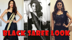 Black Love: Hina Khan, Erica Fernandes and Jennifer Winget Mesmerizing Us In These Stylish Black Sarees