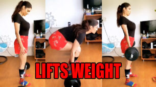 Bold and beautiful Anveshi Jain’s weight lifting video is surreal
