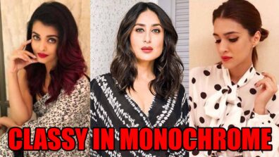 Check Out! Aishwarya Rai Bachchan, Kareena Kapoor And Kriti Sanon Look Every Bit Classy in Monochrome Outfits