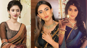 Check Out The Saree Looks Of Shivangi Joshi, Krystle D’Souza And Eisha Singh