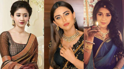 Check Out The Saree Looks Of Shivangi Joshi, Krystle D’Souza And Eisha Singh