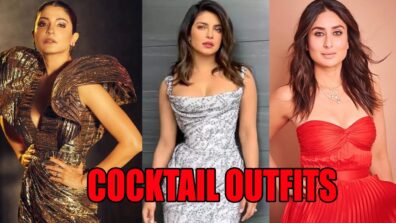 Chic And Stylish: Anushka Sharma, Priyanka Chopra And Kareena Kapoor Look Fab In This Cocktail Outfits!