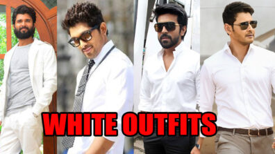 Clear Whites: Vijay Deverakonda, Allu Arjun, Ram Charan, and Mahesh Babu’s White Outfits To Adore