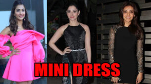Dashing And Bold: Pooja Hegde, Tamannaah Bhatia, and Kajal Aggarwal’s Bold Looks In Mini Dresses