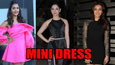 Dashing And Bold: Pooja Hegde, Tamannaah Bhatia, and Kajal Aggarwal’s Bold Looks In Mini Dresses