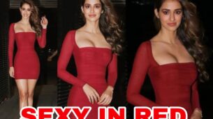 Disha Patani’s fashionable all-red outfit makes heads turn