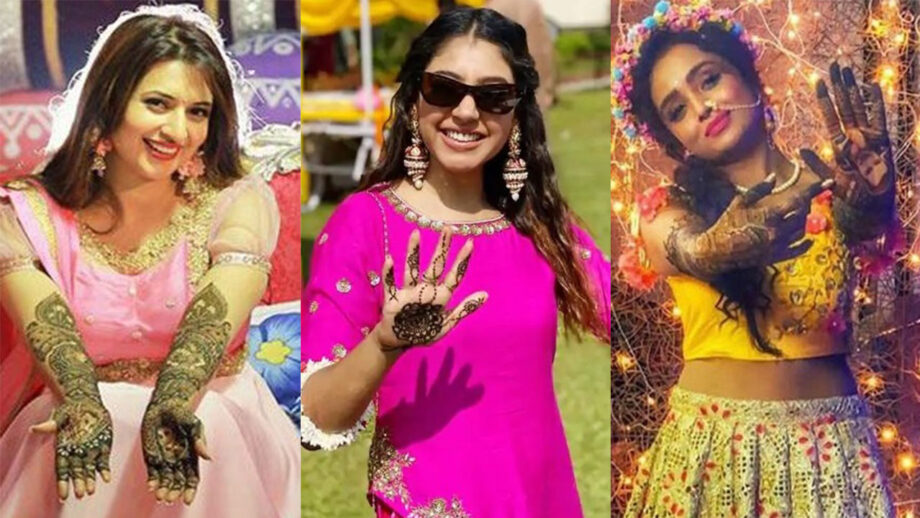 Divyanka Tripathi, Niti Taylor, Parul Chauhan: Eye-Catching Mehendi Designs You Should Try 11