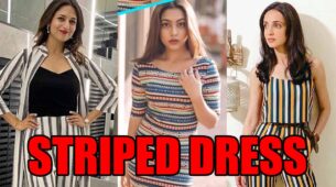 Divyanka Tripathi, Reem Shaikh and Sanaya Irani’s striped dress is all you need for the coming winter season!