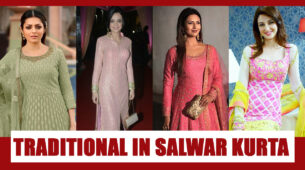 Drashti Dhami, Sanaya Irani, Divyanka Tripathi, Saumya Tandon: Classy And Traditional In Salwar Kurta