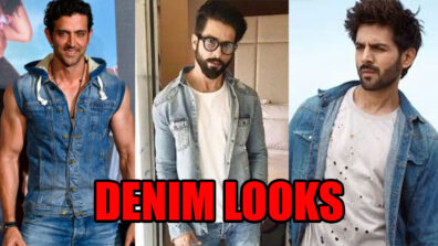 Dynamic Denim: Hrithik Roshan, Shahid Kapoor, and Kartik Aaryan’s Amazing Denim Looks