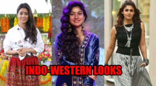 Express Your Love For Indo-Western Fashion with These Outfits From Shriya Saran, Sai Pallavi, and Nayanthara