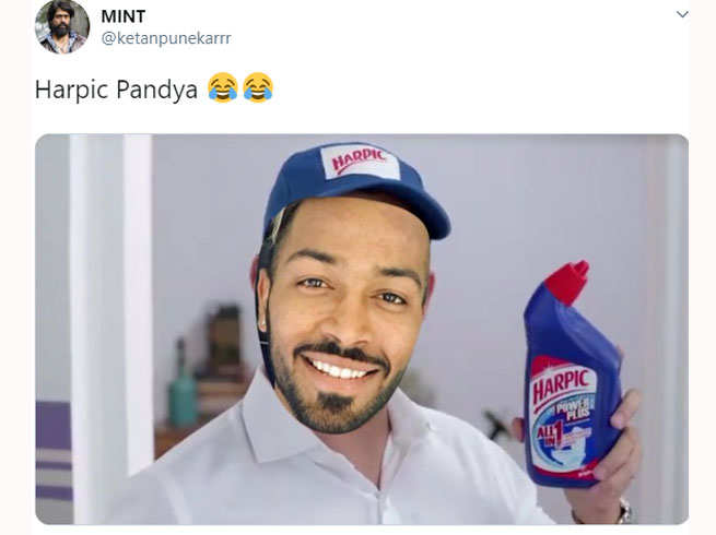 Funniest Memes on Hardik Pandya - 1