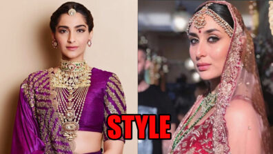 Here’s How Sonam Kapoor And Kareena Kapoor Styled Lehenga With Gemstone Jewellery