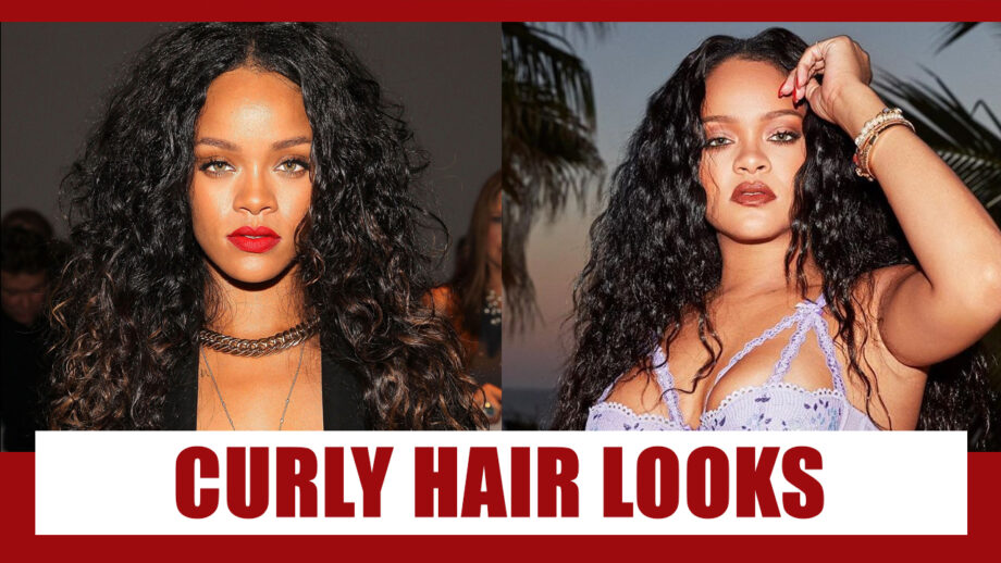 How Rihanna Kills It In Curly Hair Looks?