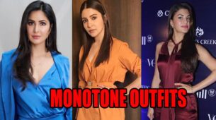 How to style in monotone outfits? Learn from Katrina Kaif, Anushka Sharma & Jacqueline Fernandez