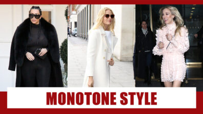 How To Style In Monotone Outfits? Learn From Kim Kardashian, Margot Robbie And Kaley Cuoco