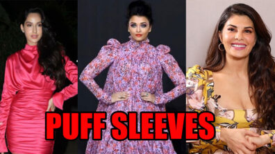 How To Style Puff Sleeves Trend Like Nora Fatehi, Aishwarya Rai Bachchan, Jacqueline Fernandez?