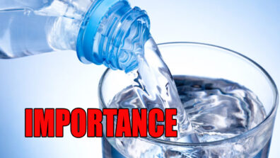 Importance Of Water In Daily Diet