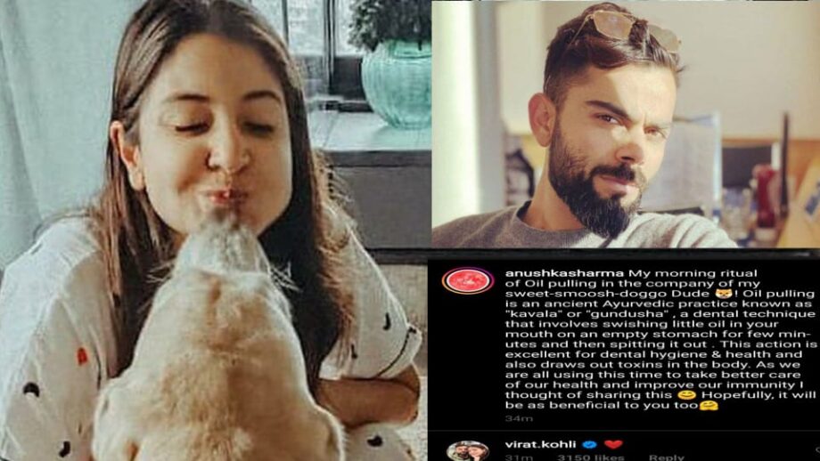 IN PHOTOS: Anushka Sharma shares adorable photos with her 'sweet-smosh-doggo' dude, hubby Virat Kohli drops a heart reaction