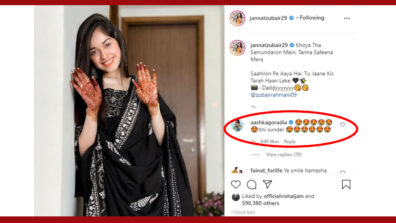 Jannat Zubair looks regal in latest picture, Aashka Goradia comments “itni sunder”