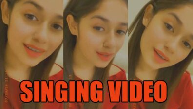 Jannat Zubair’s singing video is the best thing on the internet today
