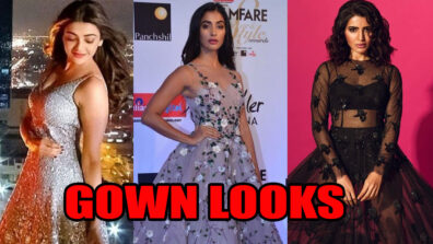 Jaw-Dropping Gown Looks From Kajal Aggarwal, Pooja Hegde, and Samantha Akkineni