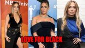 Jennifer Lopez in dreamy black outfits!