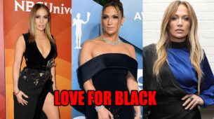 Jennifer Lopez in dreamy black outfits!