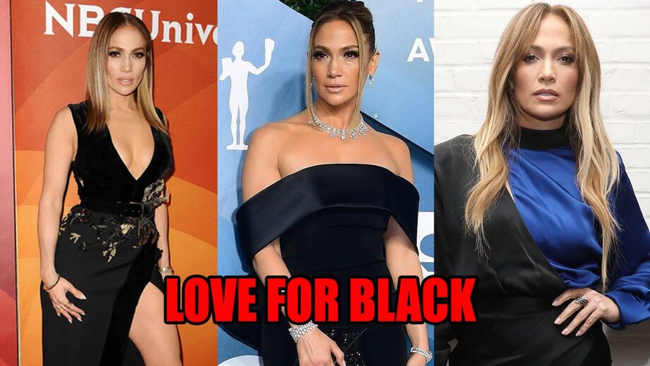 Jennifer Lopez in dreamy black outfits! 1