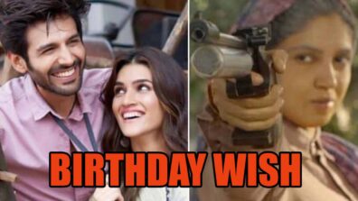 Kartik Aaryan’s special birthday wish for Kriti Sanon