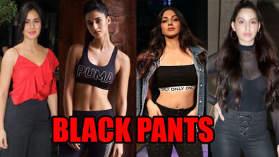 Katrina Kaif, Disha Patani, Kiara Advani, Nora Fatehi: Who Looks Stylish In BLACK PANTS?