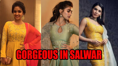 Keerthy Suresh, Pooja Hegde, Samantha Akkineni: Who Looks The Most Gorgeous In A Designer Salwar Kameez?