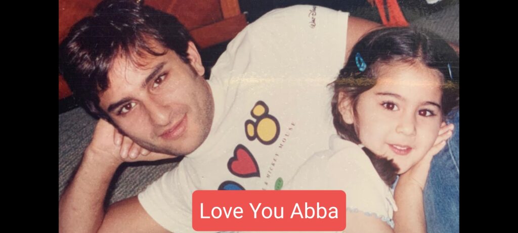 “Love You Abba”, Sara Ali Khan shares adorable throwback father-daughter moment with Saif Ali Khan